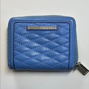 Rebecca Minkoff Quilted Blue Wallet